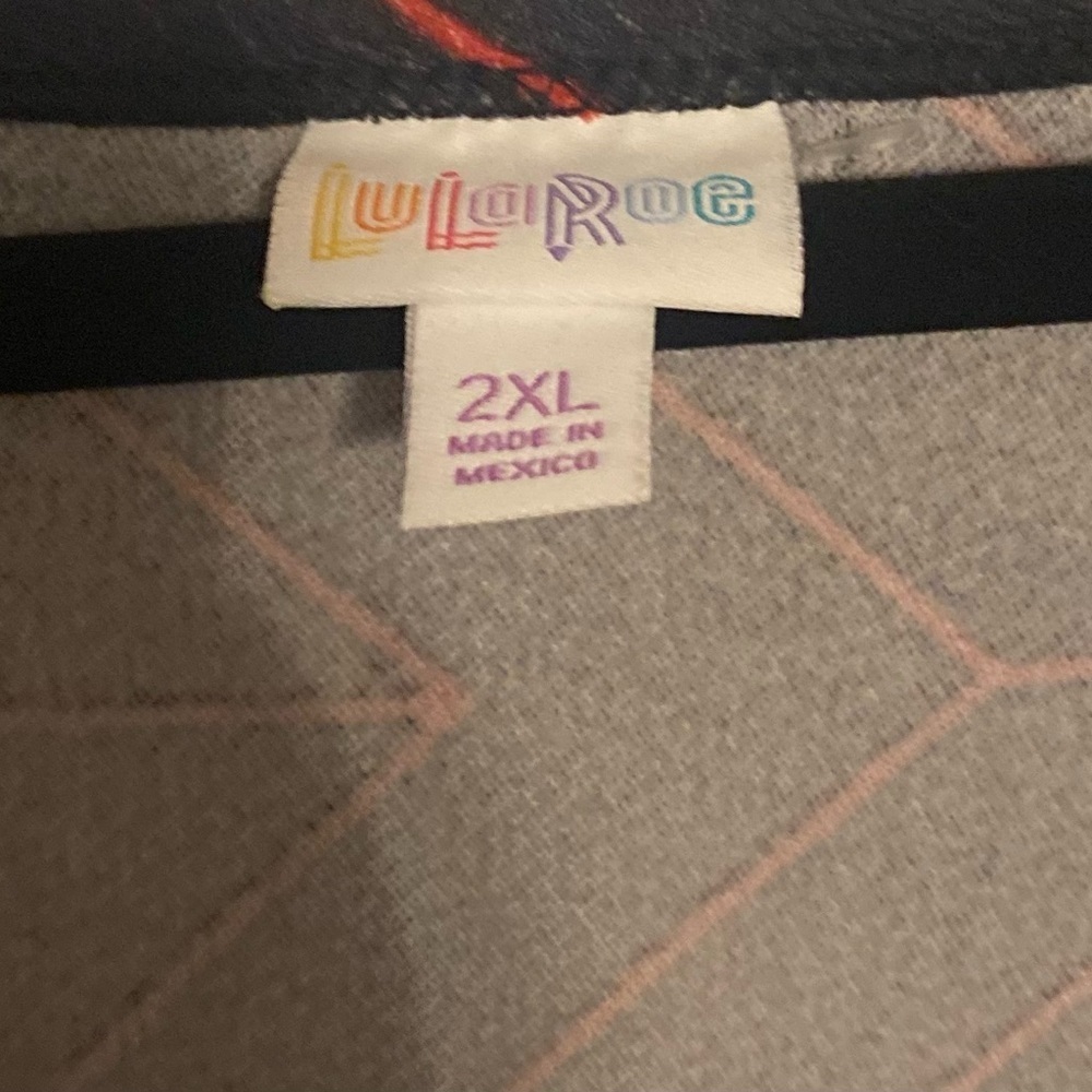 LulaRoe Nicole Tiered Dress, 2XL - Picture 3 of 3